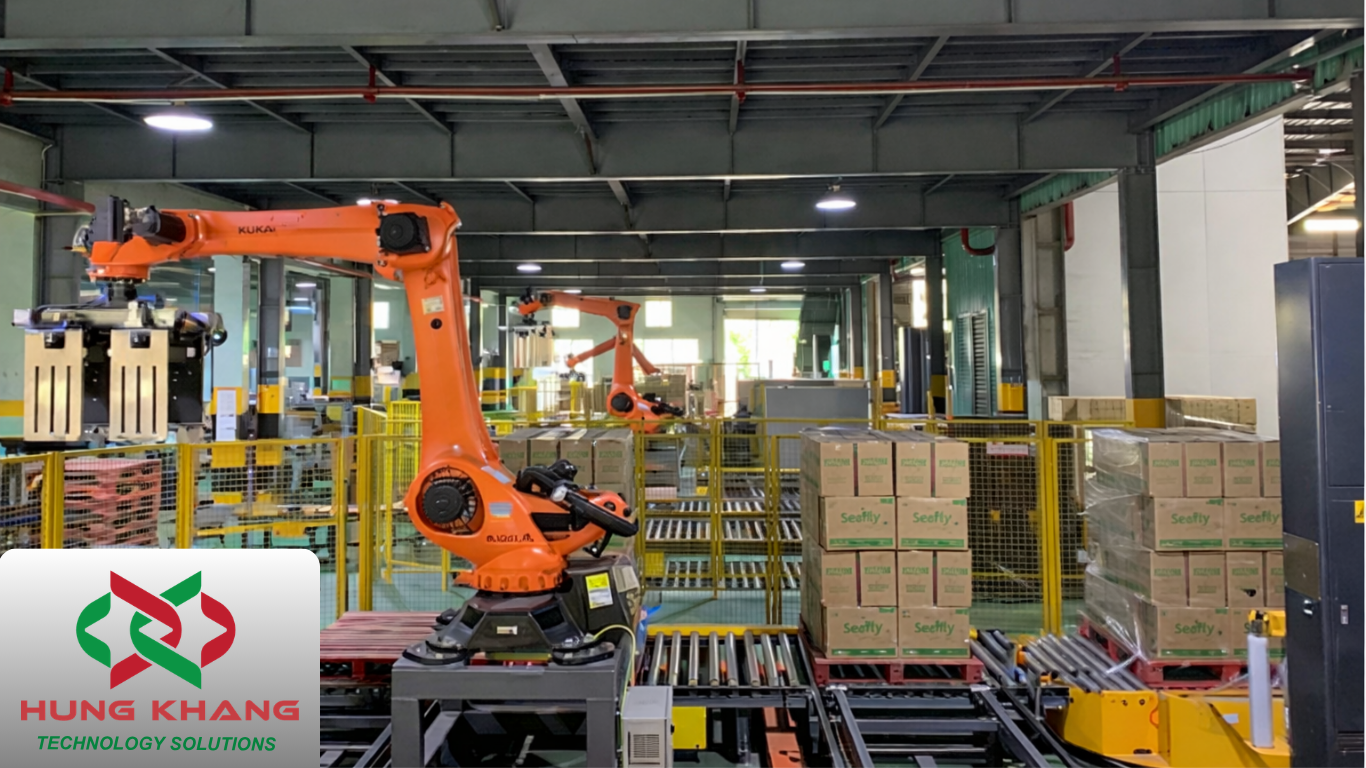 Giải pháp robot palletizing 