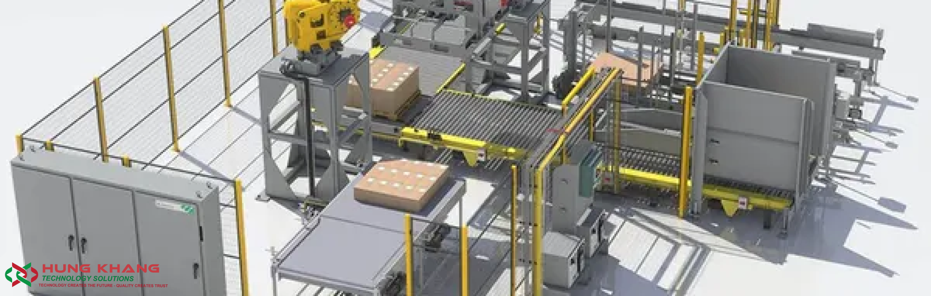 GIẢI PHÁP ROBOT PALLETIZING