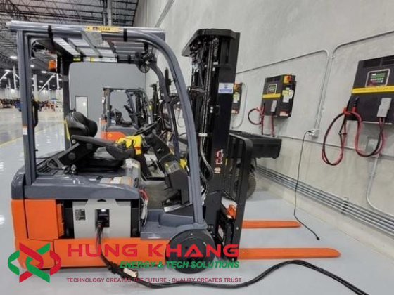 TRẠM SẠC CHO XE NÂNG ĐIỆN