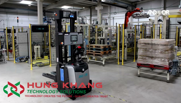 GIẢI PHÁP AMR FORKLIFT