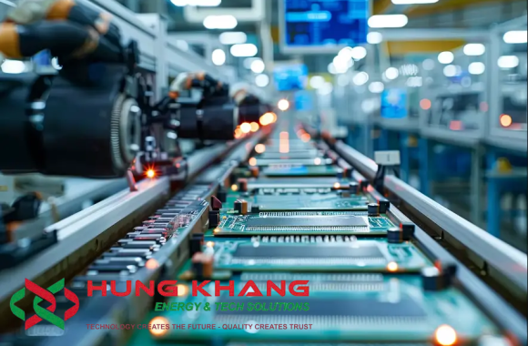 ỨNG DỤNG ROBOT VÀO LẮP RÁP TRONG NGÀNH SẢN XUẤT ĐIỆN TỬ